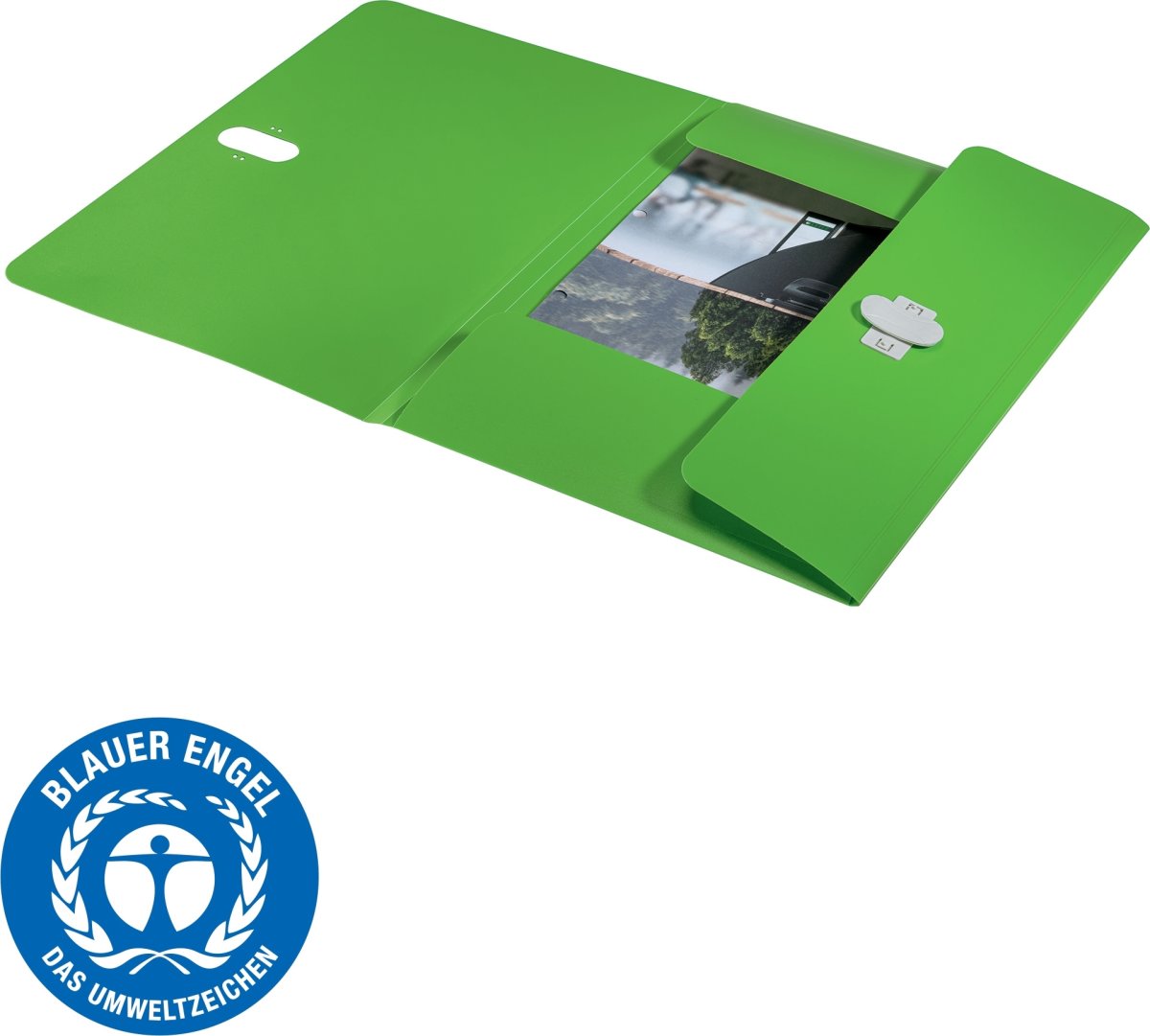 Leitz Recycle Projektmappe | A4 | 3-klap | Grøn