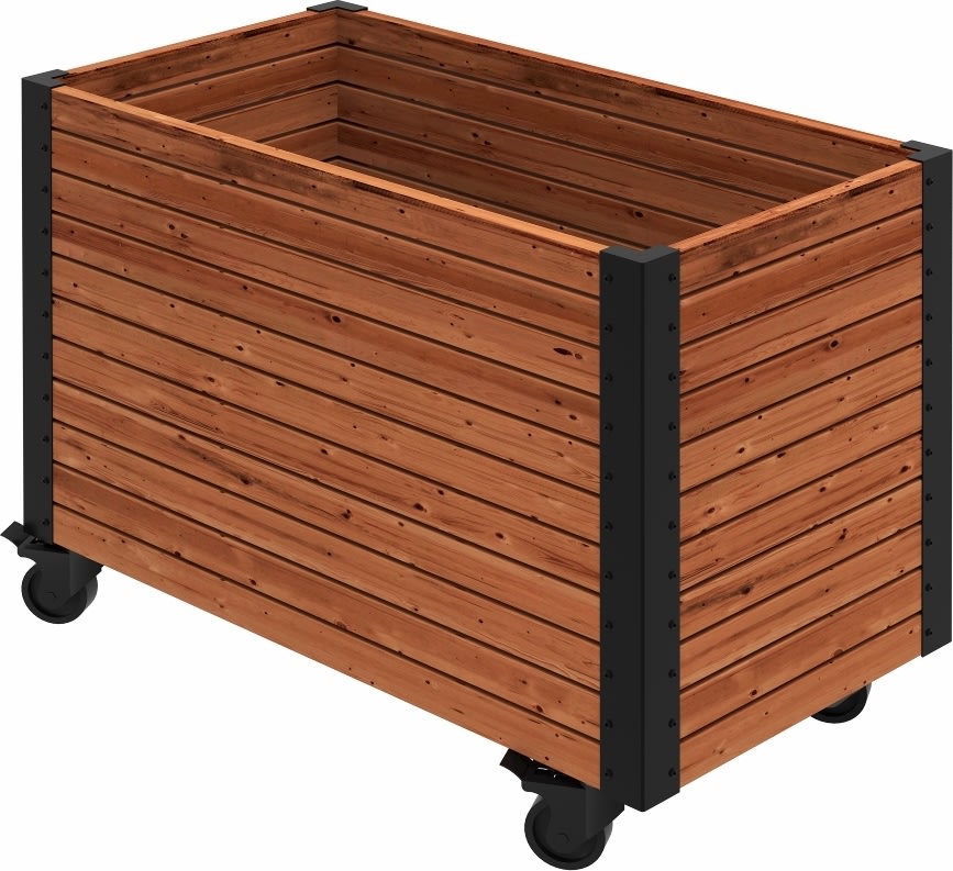 Plus Cubic Blomsterkasse 87x46x65,5 cm, Thermowood