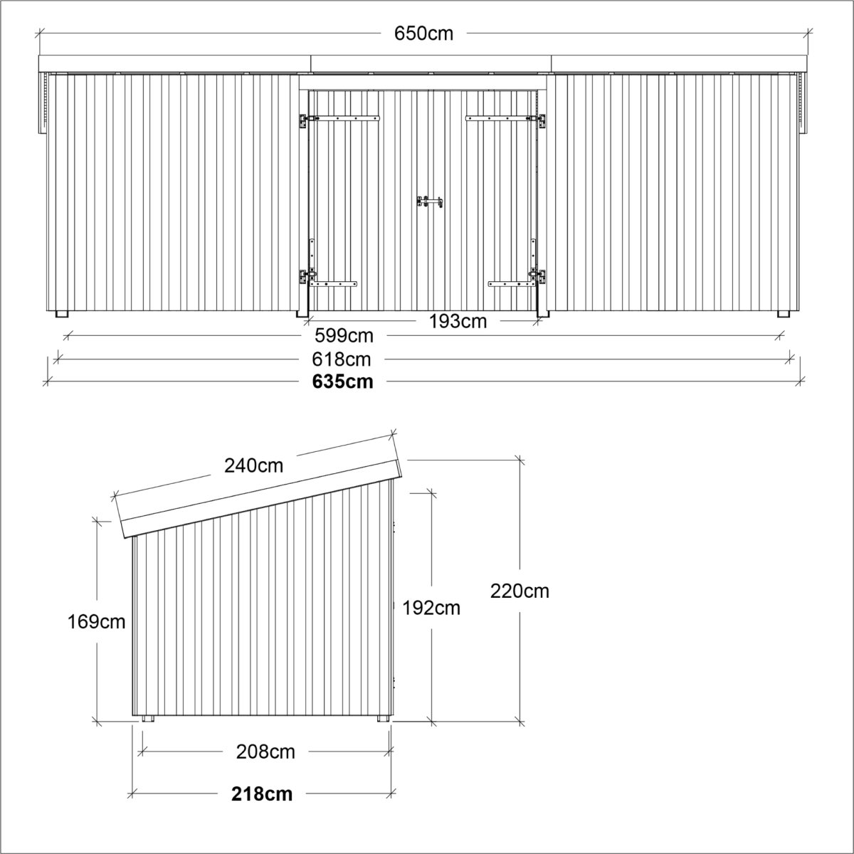 Plus Nordic Multihavehus, 14 m2, lukket, natur