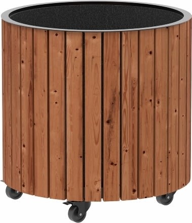 Plus Circle Blomsterkasse Ø55x55 cm, Thermowood