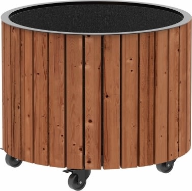 Plus Circle Blomsterkasse Ø55x45 cm, Thermowood