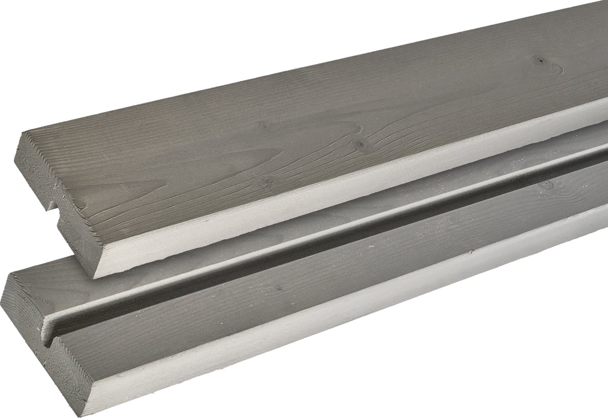 Plus Cubic Blomsterkasse 120x50x45, Gråbrun