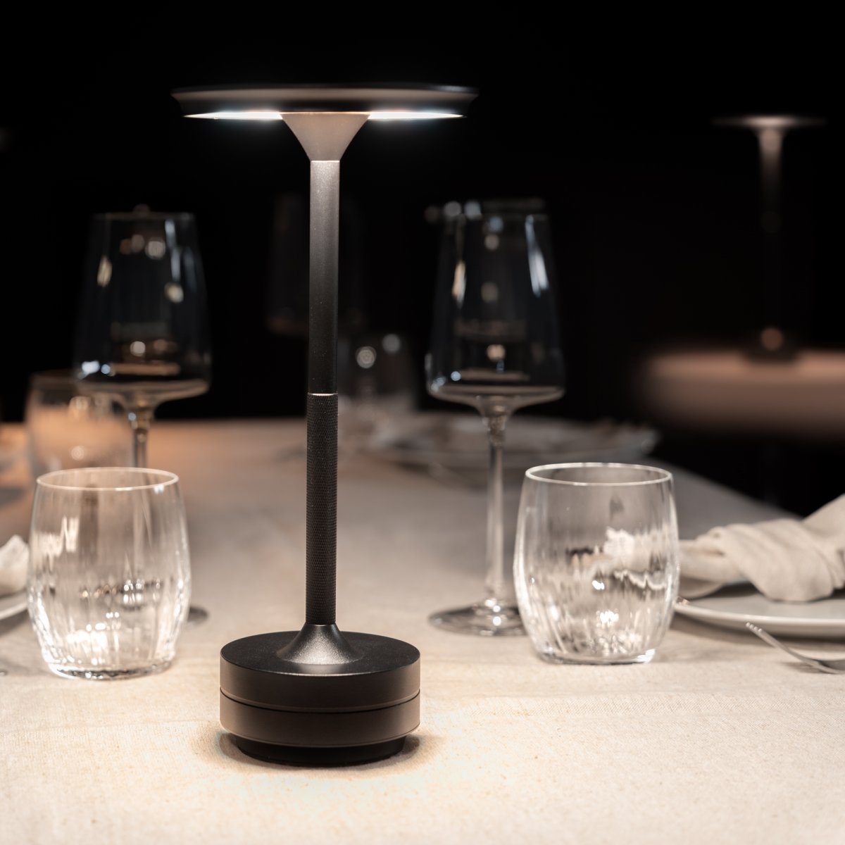 DiningLight LED Bordlampe, H28,5, sort