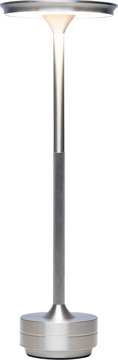 BanquetLight LED Bordlampe, H38,5 cm, sølv