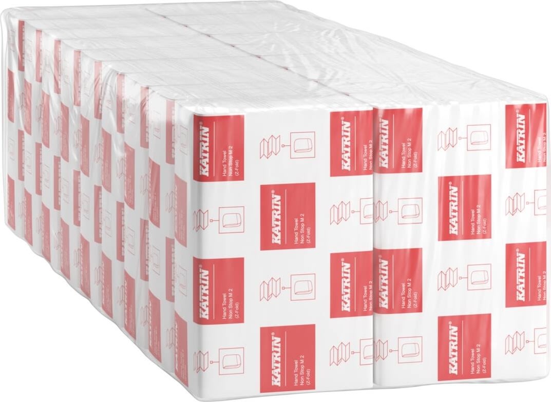 Katrin Z-fold håndklædeark, 2-lag, 18 bdt.