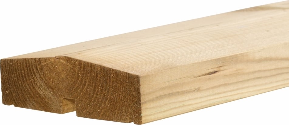 Plus Klink Profilhegn, glas 44,6, natur, 174x125cm