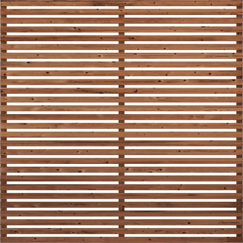 Plus Tokyo Træhegn, Thermowood, 180x180 cm.
