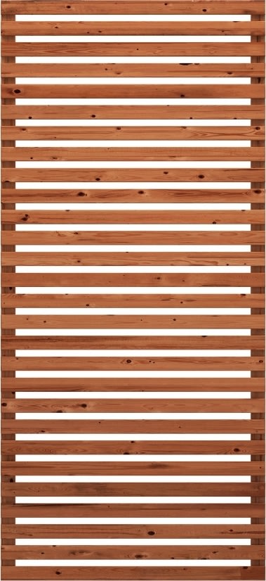 Plus Tokyo Træhegn, Thermowood, 83x180 cm.
