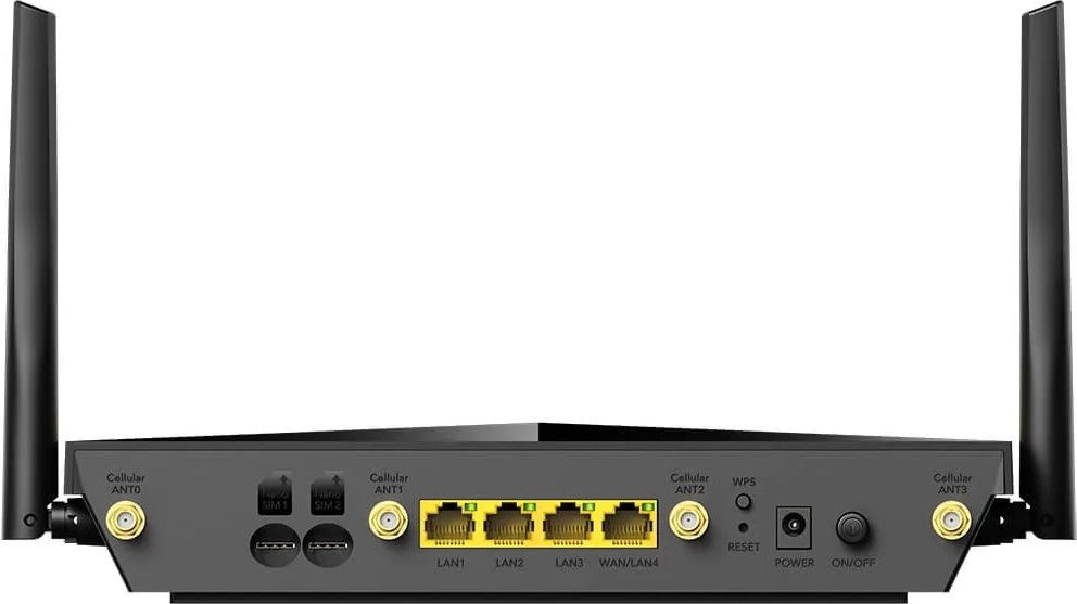 Cudy 5G Router P5 AX3000 Gigabit Dual-SIM, sort