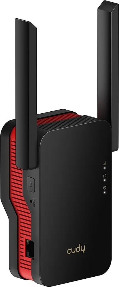 CUDY Wi-Fi Forlænger RE3000 AX3000 Mesh, sort