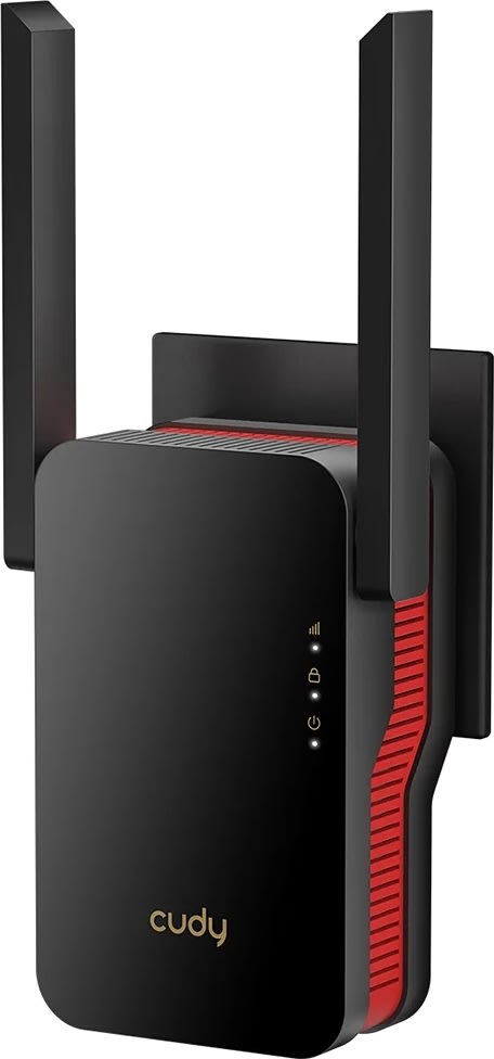 CUDY Wi-Fi Forlænger RE3000 AX3000 Mesh, sort