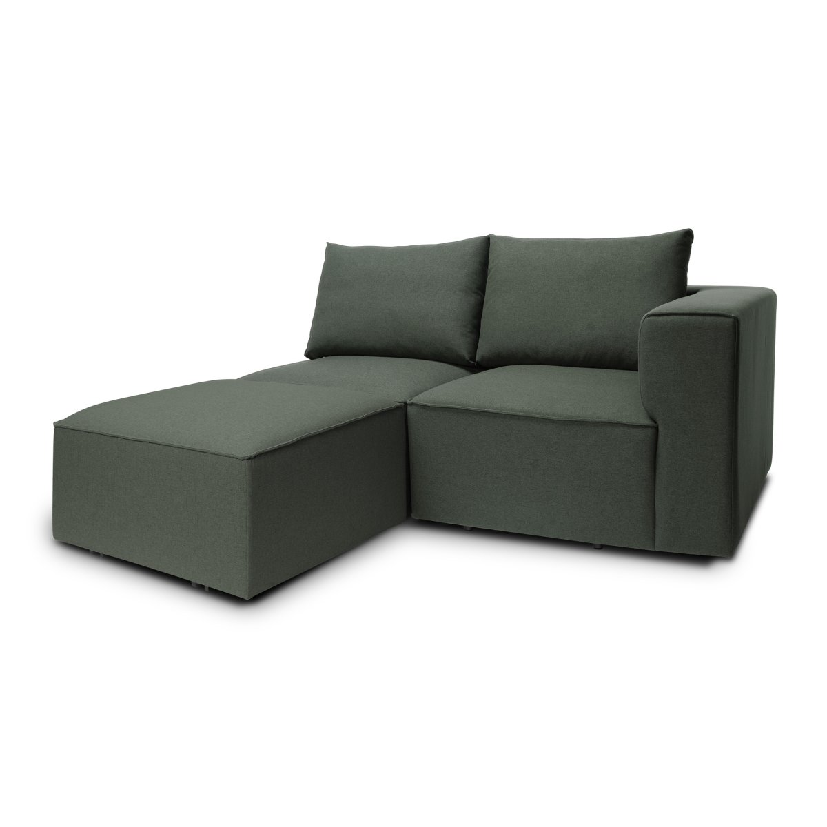 Fondi modulsofa, 3 moduler, grøn