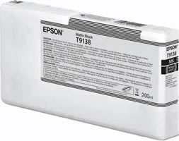 Epson blækpatron T9138, 200ml, sort