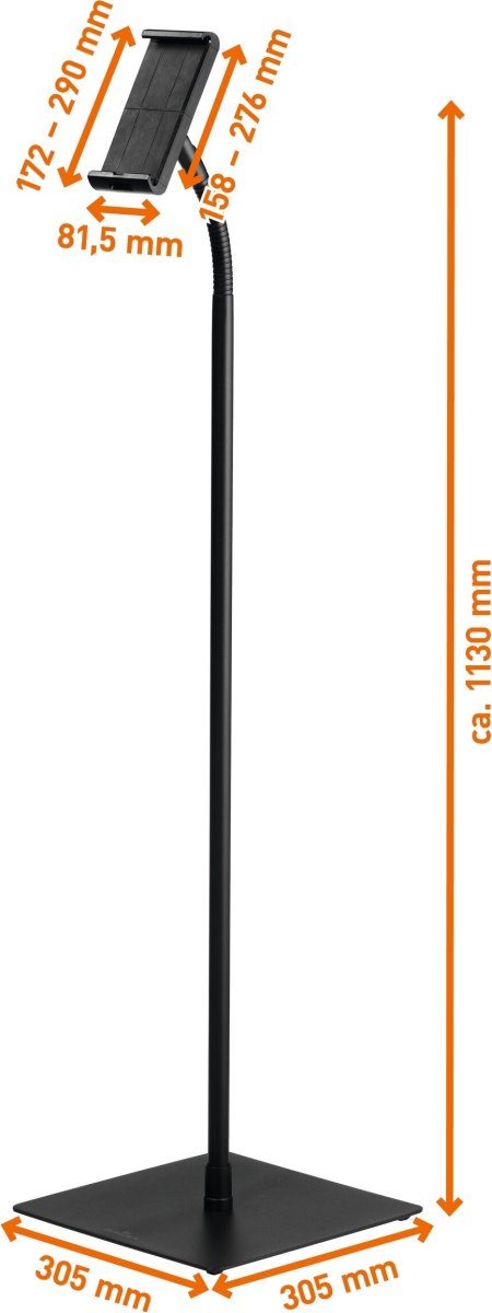 Durable TOUGH Tablet Holder, gulv