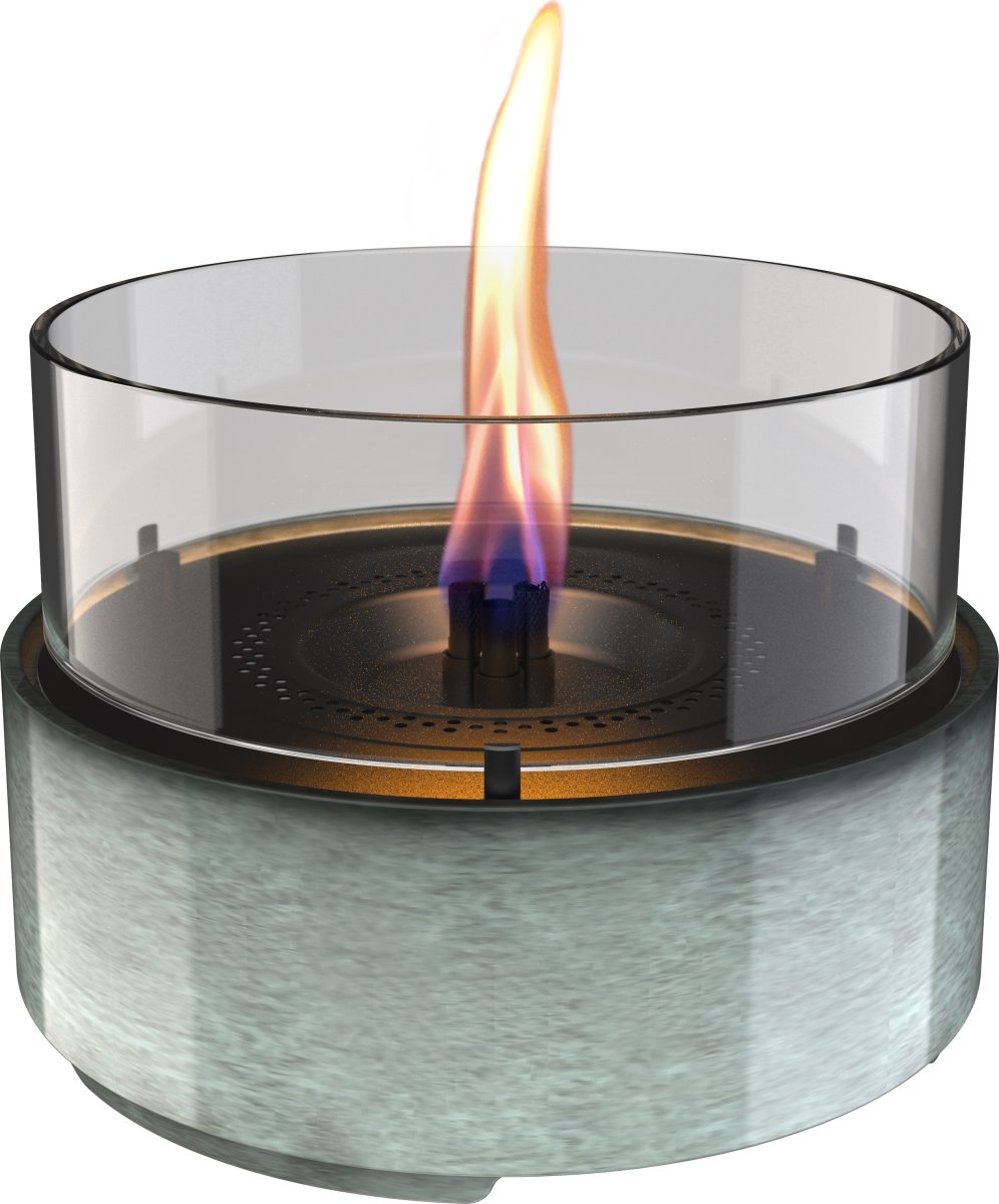 Tenderflame Bordlys Café 18 Reactive Glass, grøn