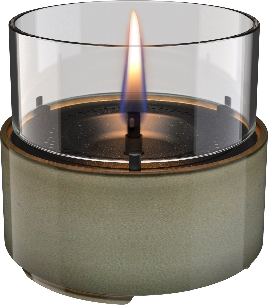 Tenderflame Bordlys Café 14 Reactive Glass, grøn