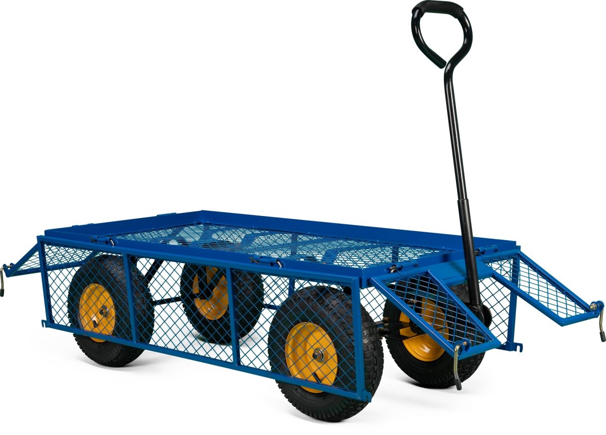 Trækvogn 320 kg, Luftgummihjul, 138,2x61,5x114 cm