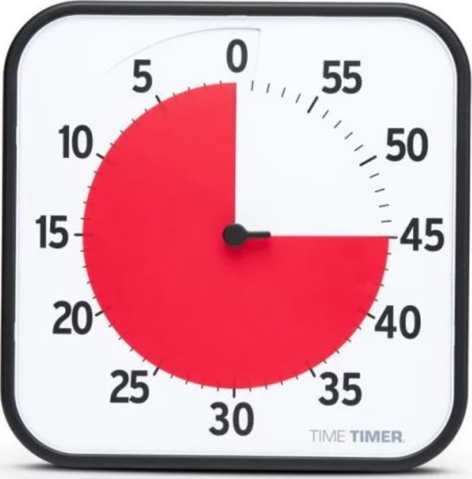 Time Timer® Original Large Ur, 30x30 cm