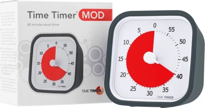 Time Timer® MOD Ur, 9,5x9,5 cm