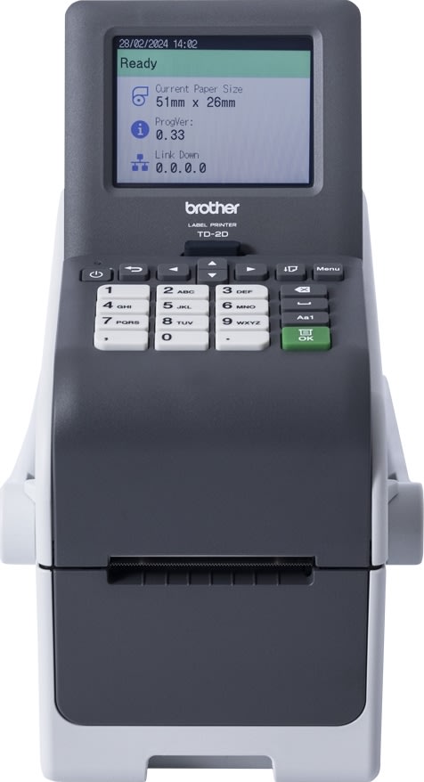 Brother TD-2350DSAH300 2" trådløs labelprinter