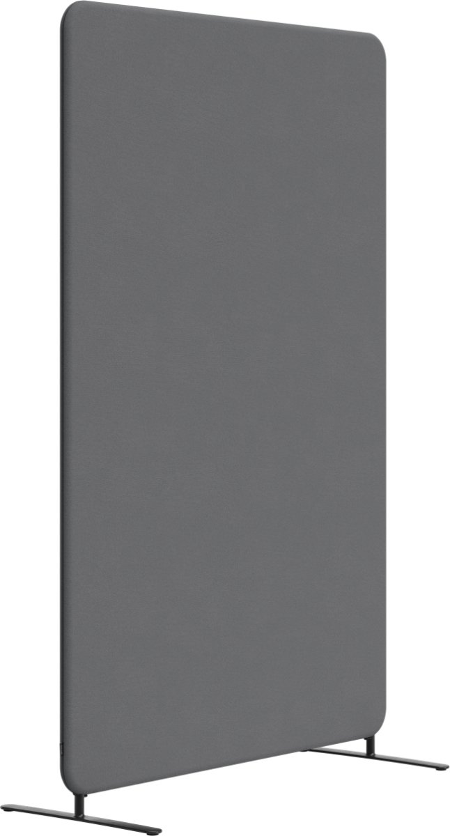 Abstracta Softline skærmvæg H170xB100 cm, lysegrå