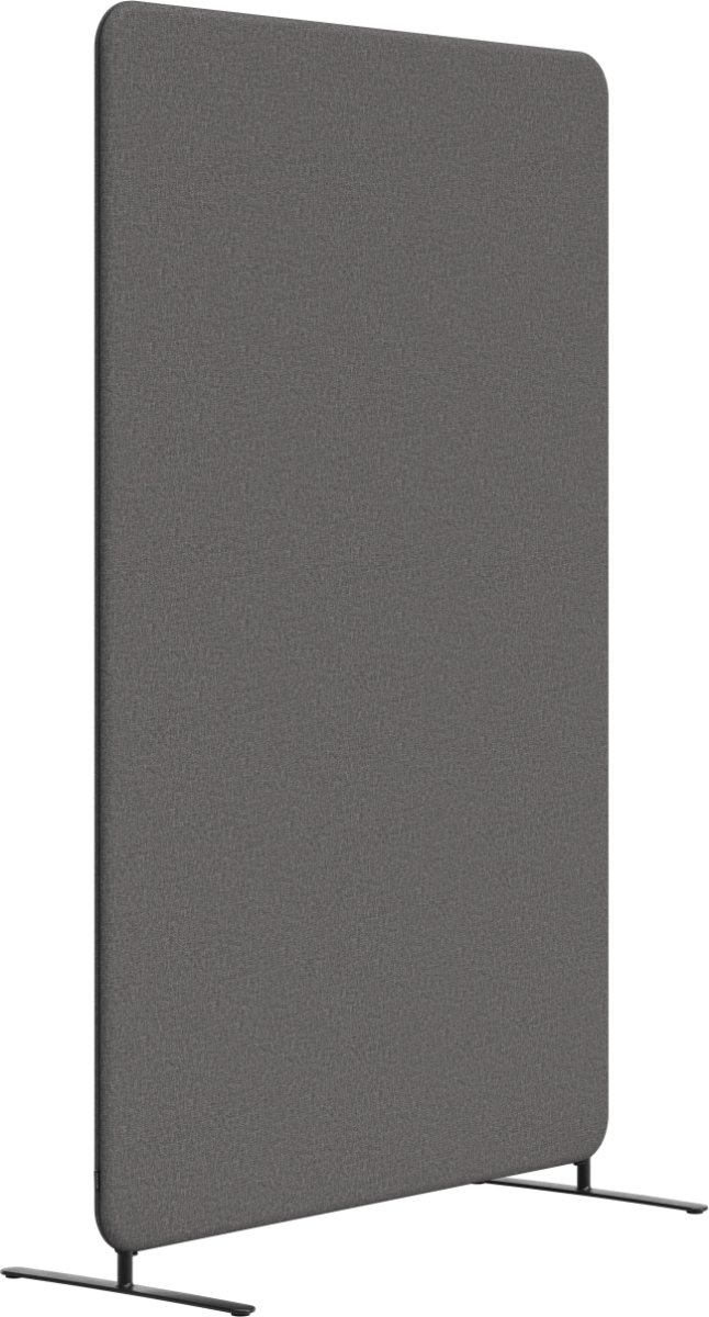 Abstracta Softline skærmvæg H170xB120 cm, grå