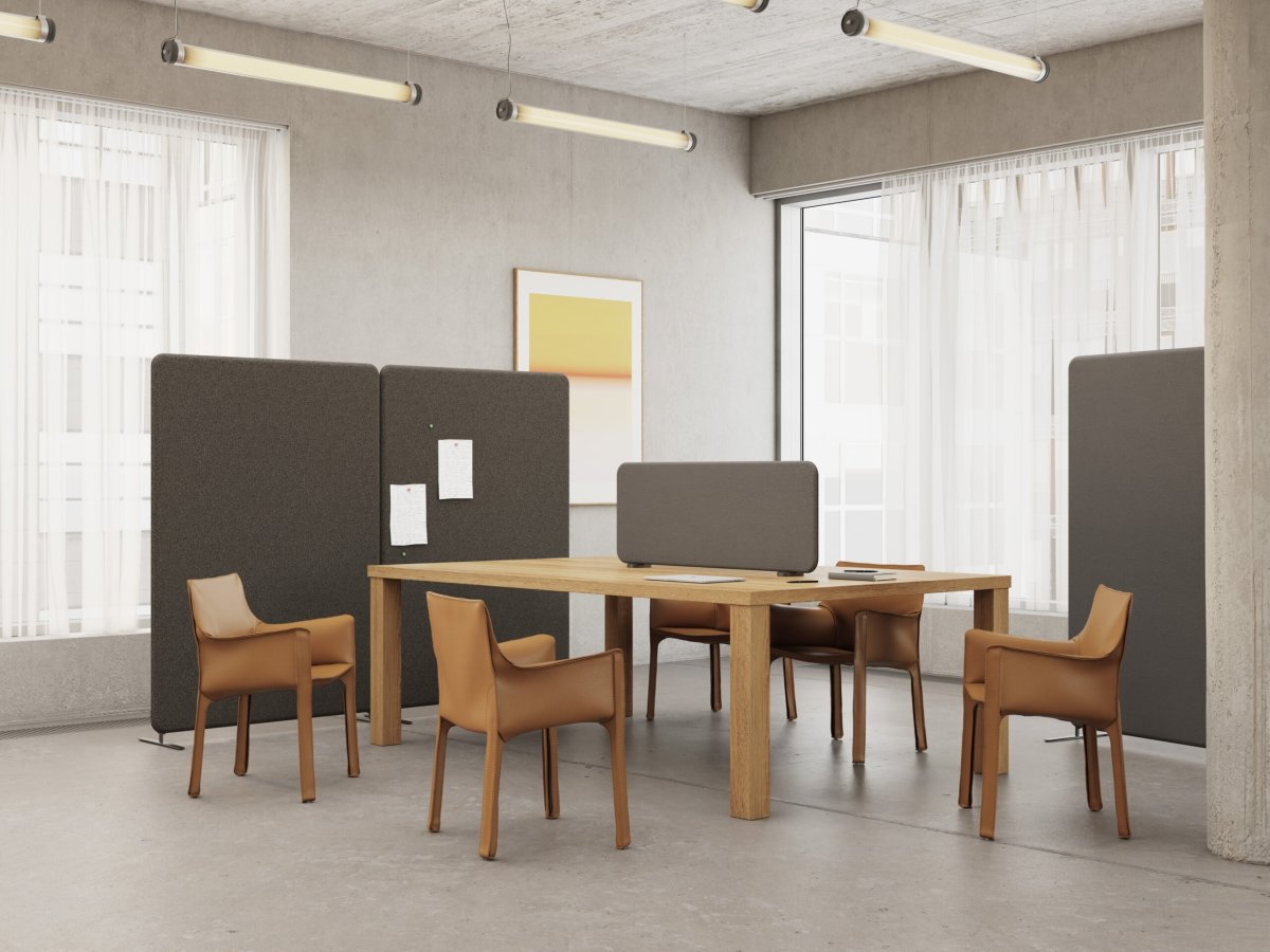 Abstracta Softline skærmvæg H150xB120 cm, beige