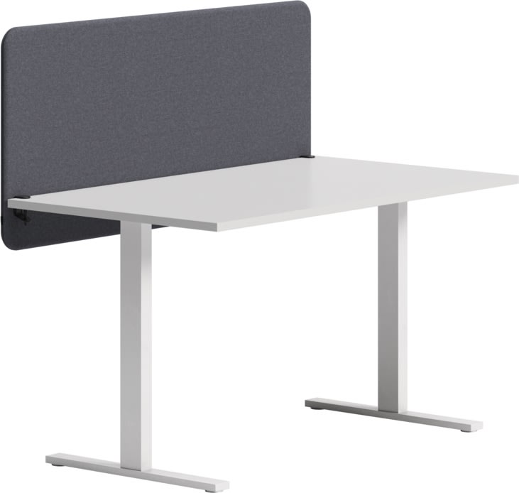 Abstracta Softline bordskærmvæg H65xB160 cm, blå
