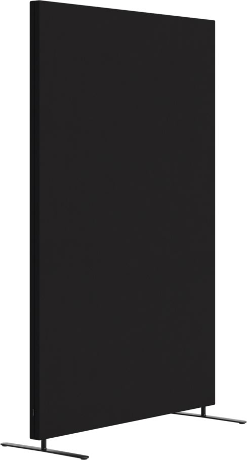 Abstracta Soneo skærmvæg H150xB100 cm, sort