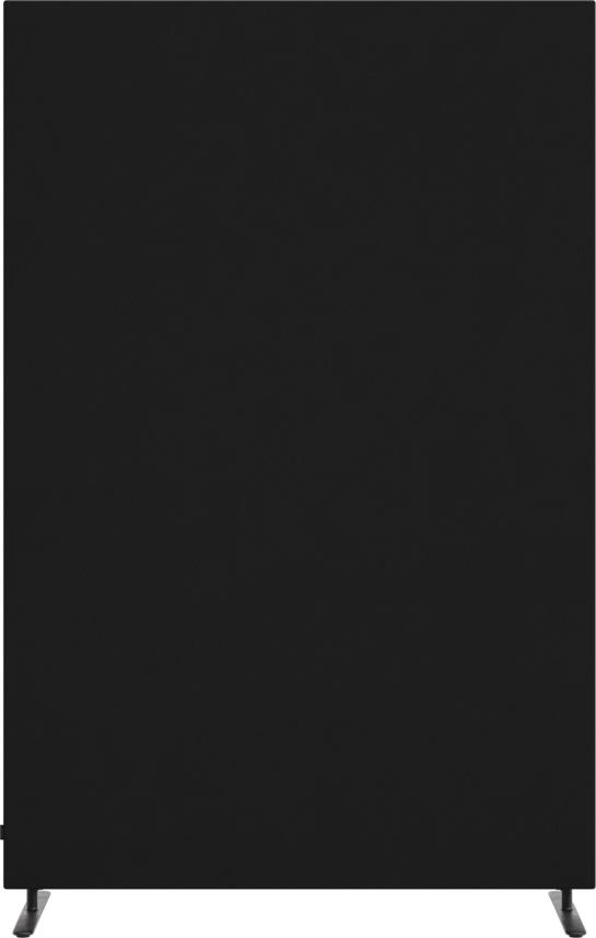 Abstracta Soneo skærmvæg H150xB100 cm, sort