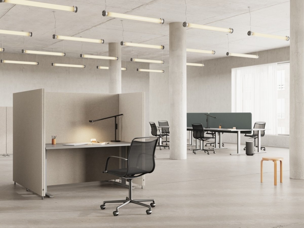Abstracta Soneo skærmvæg H150xB100 cm, beige