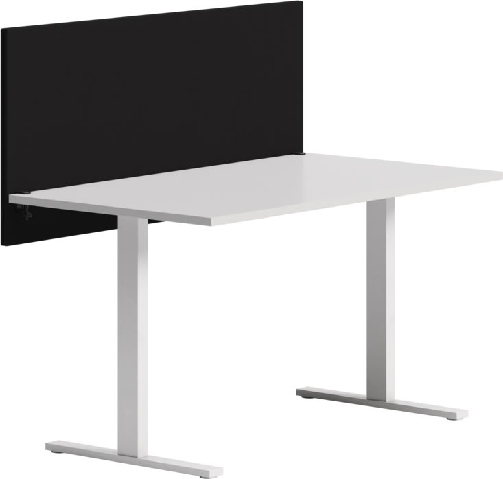 Abstracta Soneo bordskærmvæg H65xB180 cm, sort