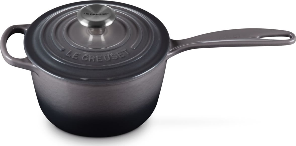 Le Creuset Signatur kasserolle i støbejern, flint