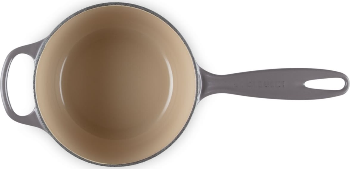 Le Creuset Signatur kasserolle i støbejern, flint