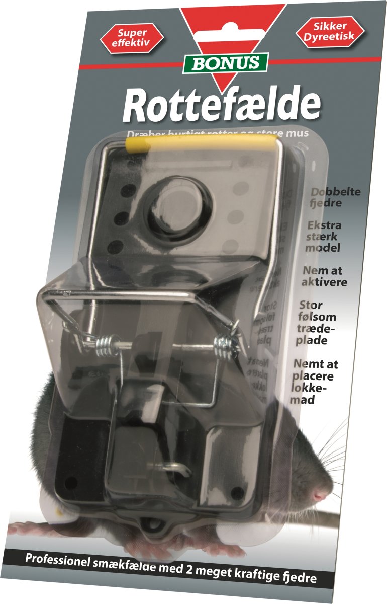 BONUS Rottesmækfælde i plast, dyreetisk