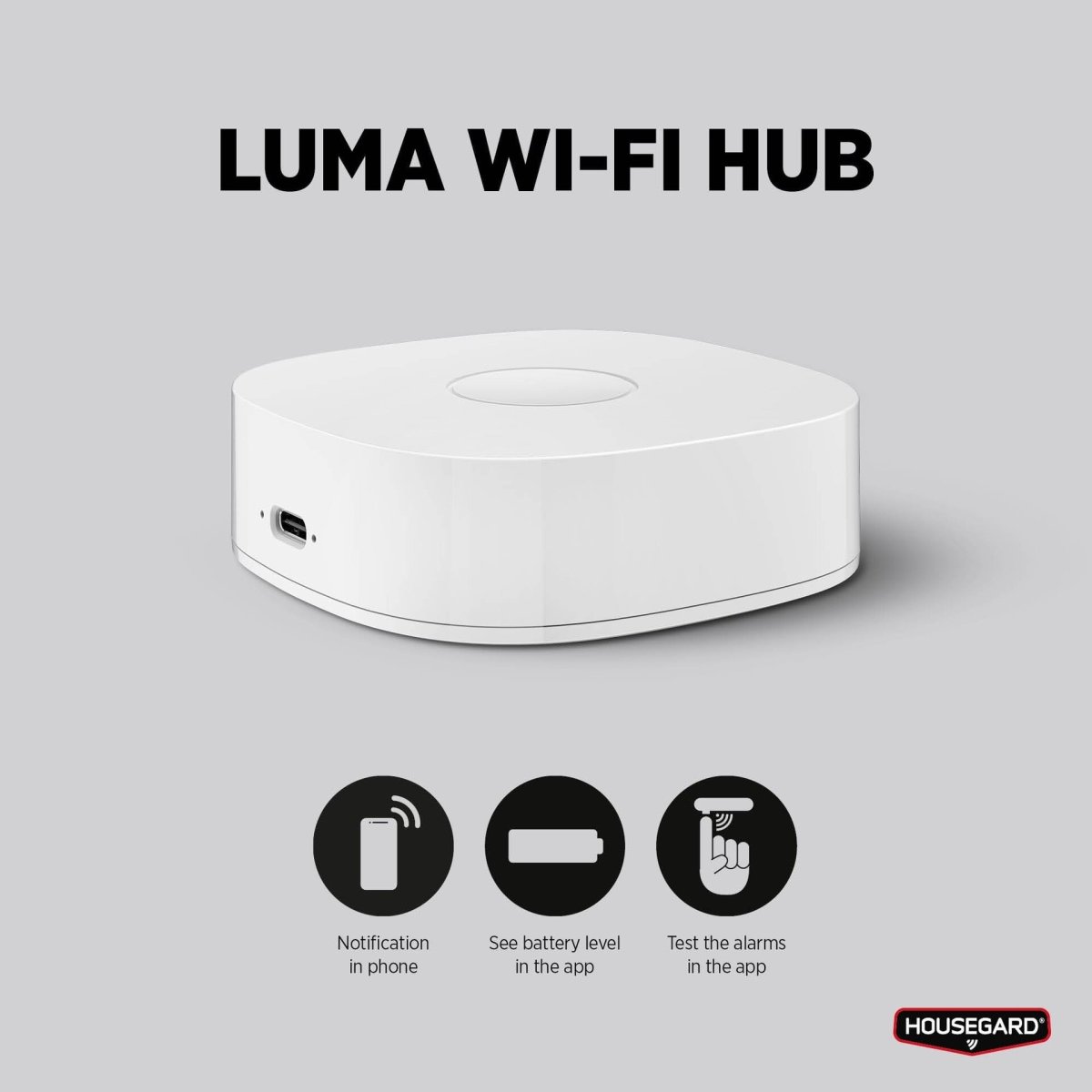 Housegard LUMA Wi-Fi HUB, hvid