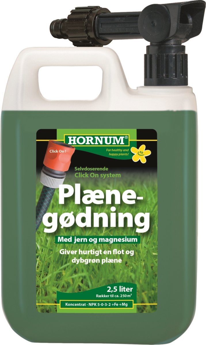 HORNUM plænegødning m. Click-On, 2,5L