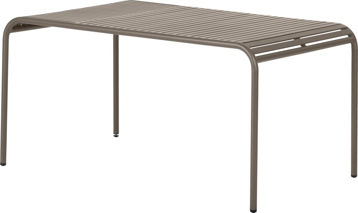 Stella Havebord 150x90cm, gråbrun