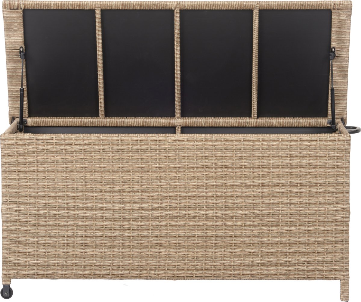 Victor hyndeboks m/hjul 133x55x63 cm, Natur