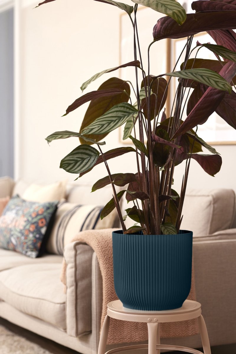 Elho Vibes Blomsterkrukke m/hjul, 35 cm, deep blue