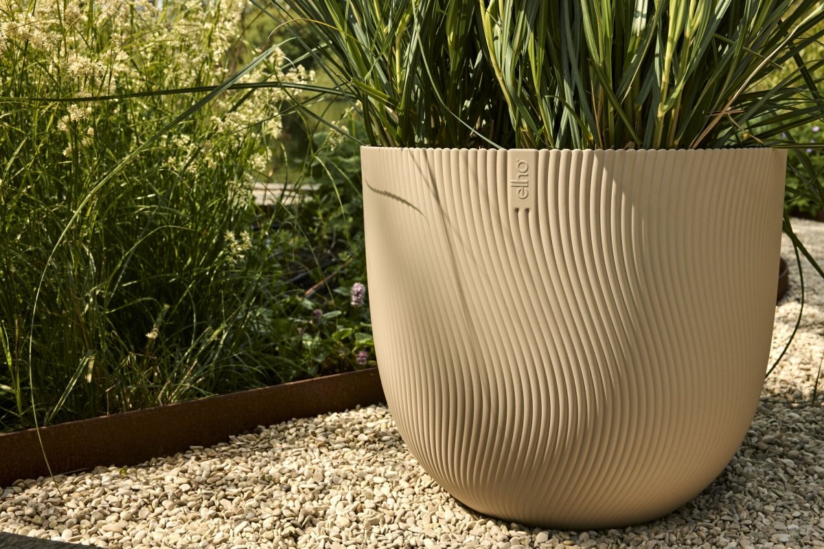 Elho Sereh Blomsterkrukke, 30 cm, mushroom beige