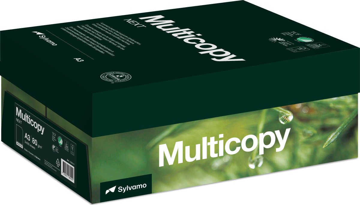 Multicopy Next Kopipapir A3/80g/500ark