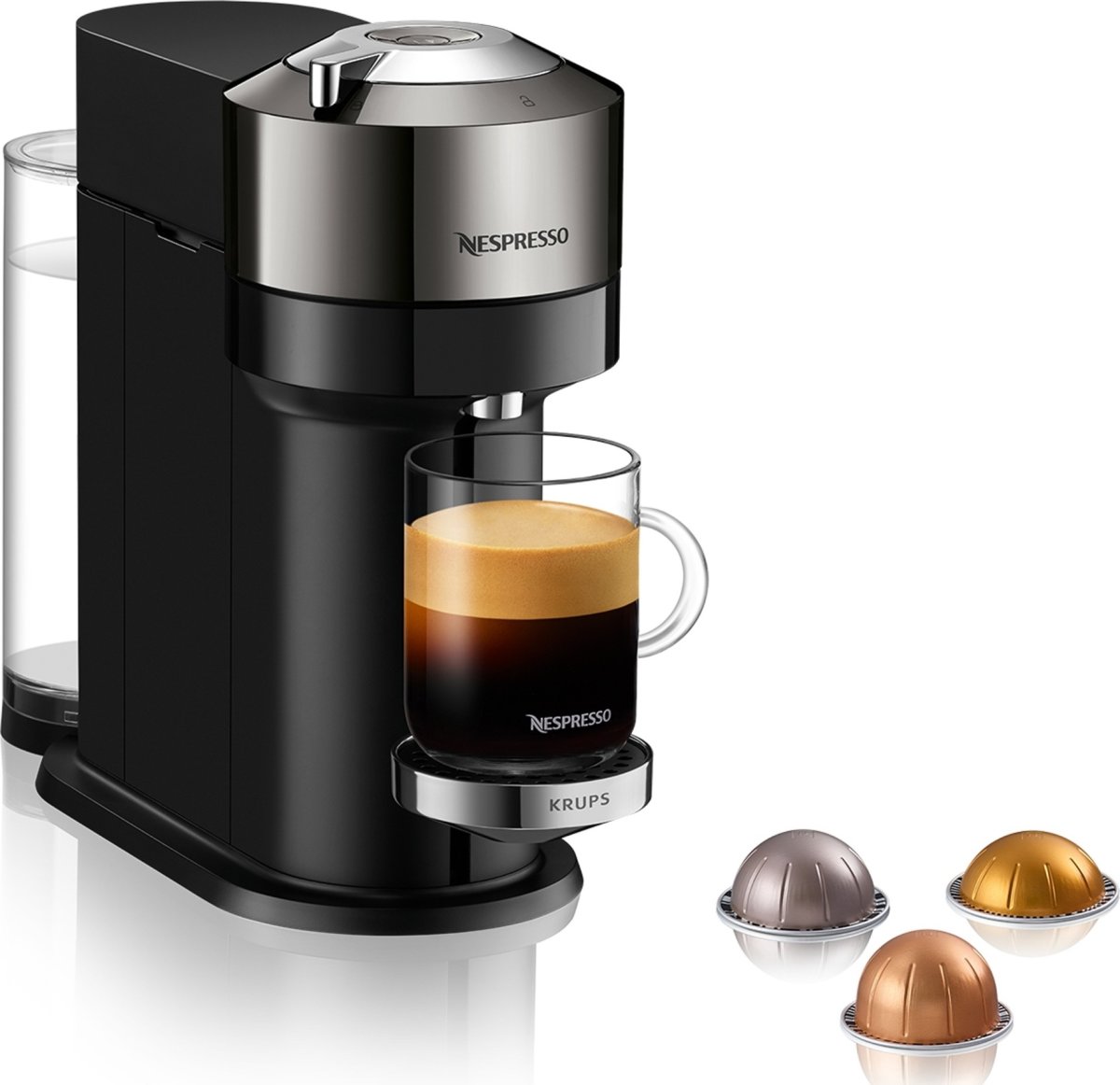 Nespresso Vertuo - Kapsel kaffemakine, sort
