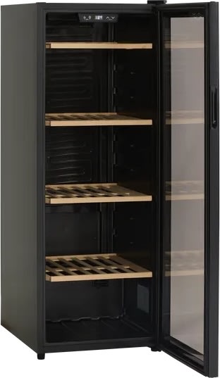 Scandomestic WC105BG Fritstående vinkøleskab, sort