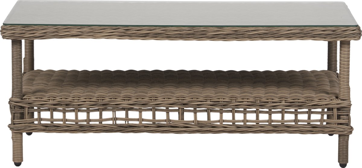 Frøya Loungesæt 5 pers. 4 dele, beige/natur