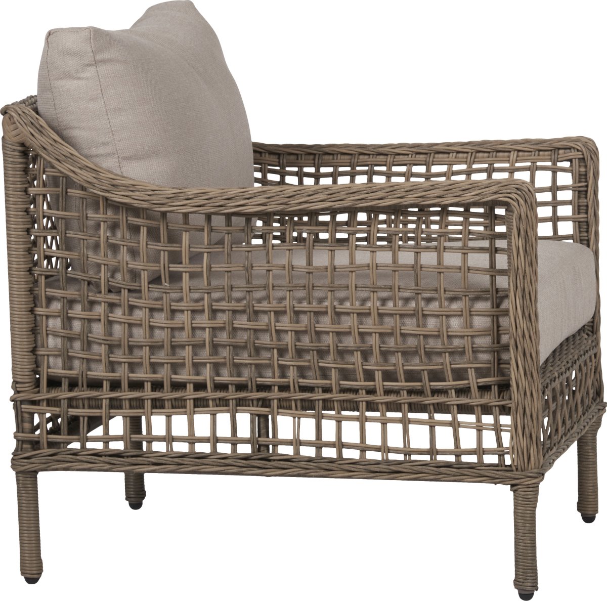 Frøya Loungesæt 5 pers. 4 dele, beige/natur