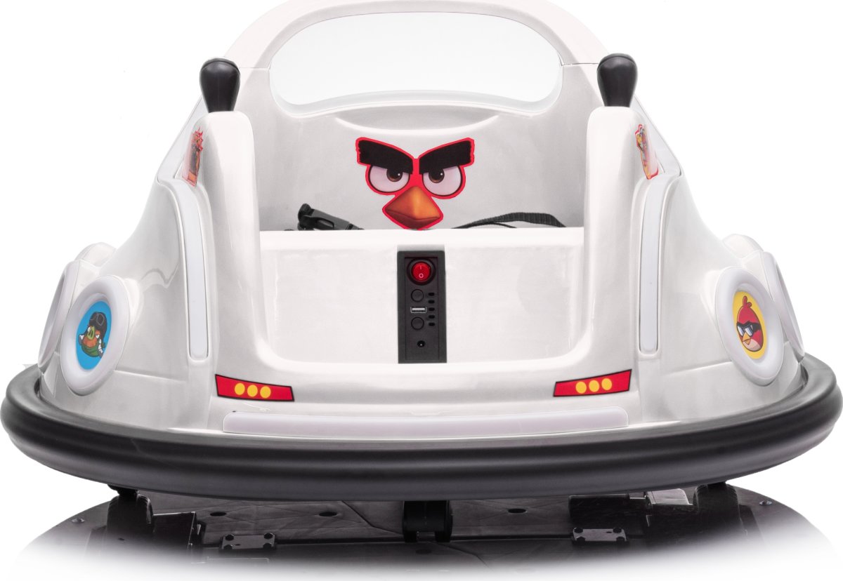 Elbil Angry Birds Bumper bil, hvid