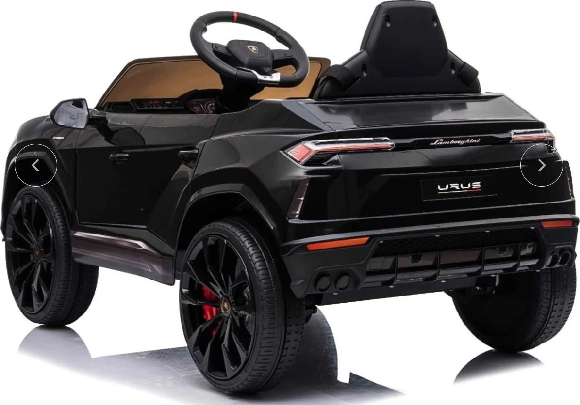 Elbil Lamborghini Urus børnebil, 35W, sort