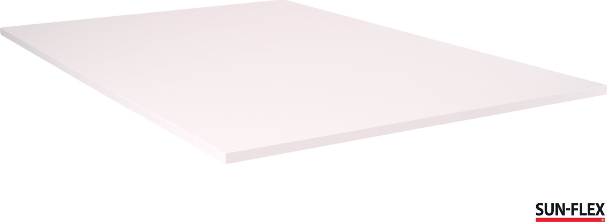 Sun-Flex I hæve-sænkebord, 140x80, Sort/hvid