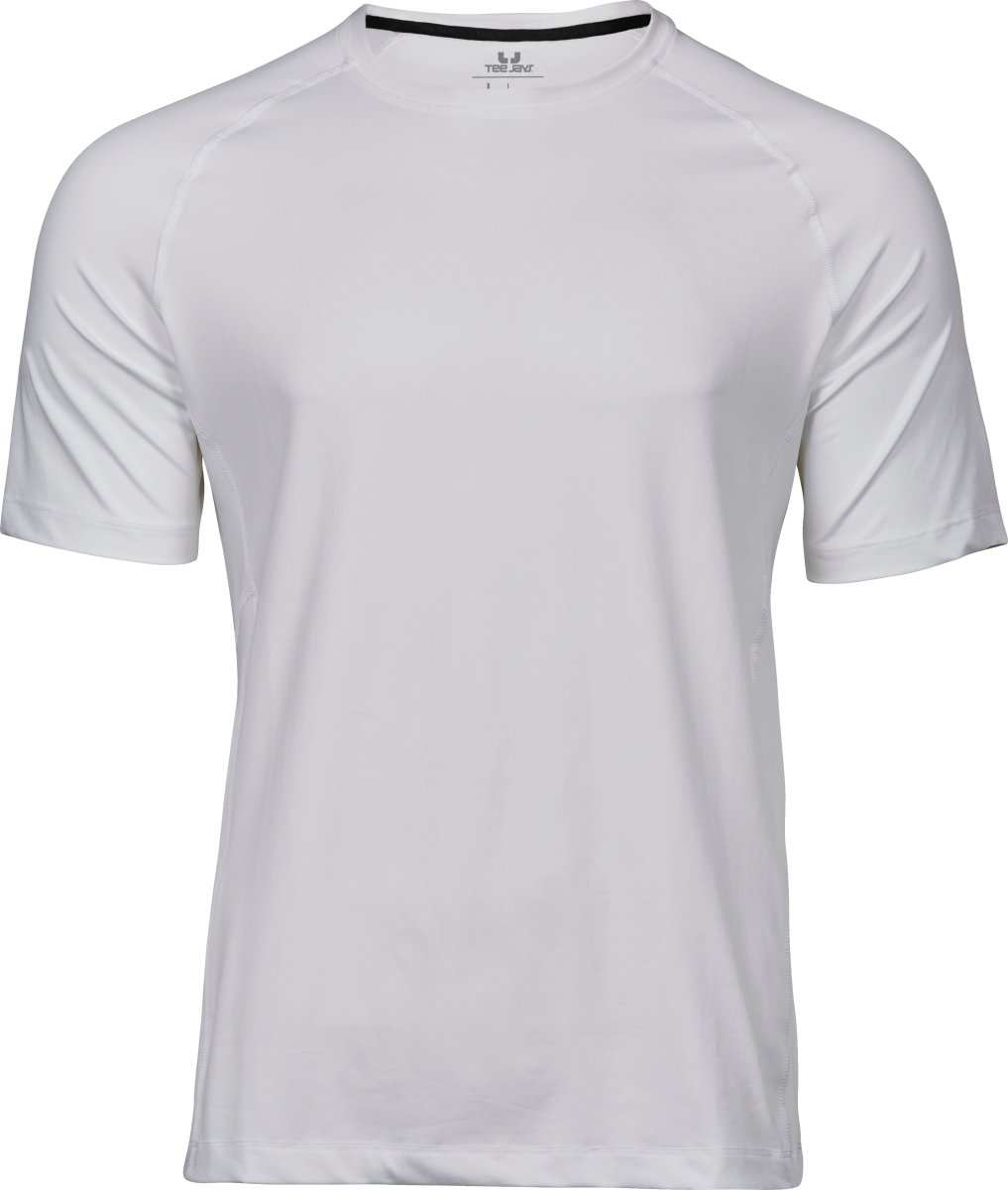 Tee Jays CoolDry Tee, Hvid, Str. 3XL
